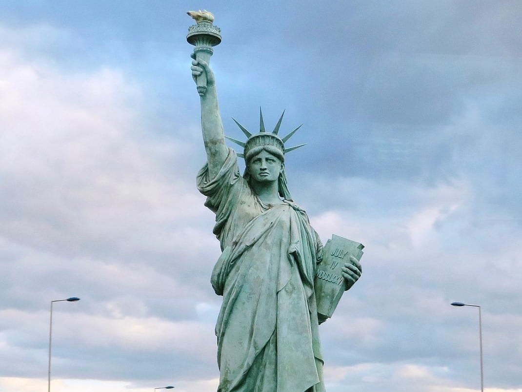 estatua de la libertad en colmar alsacia