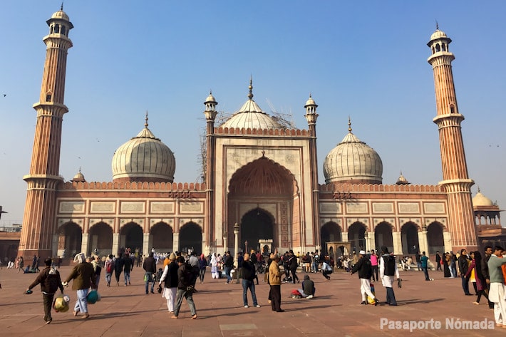 jama masjid delhi ruta por el norte de india