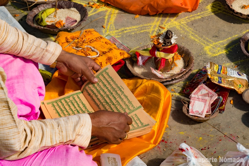 rituales pergamino en sanscrito valle de kathmandu