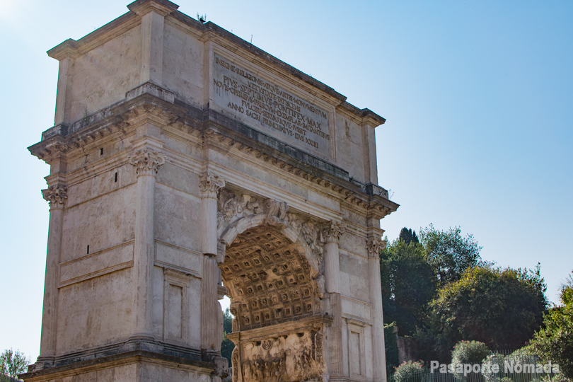 arco de tito foro romano