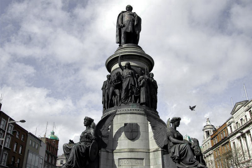 estatua del libertador o´conell dublin