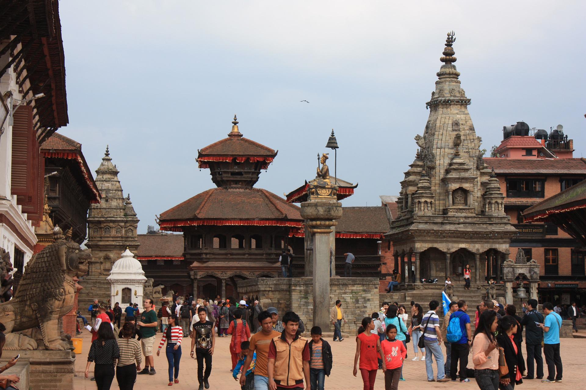 plaza durbar de patan en el valle de kathmandu