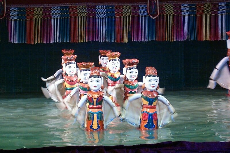 teatro de las marionetas de agua de hanoi