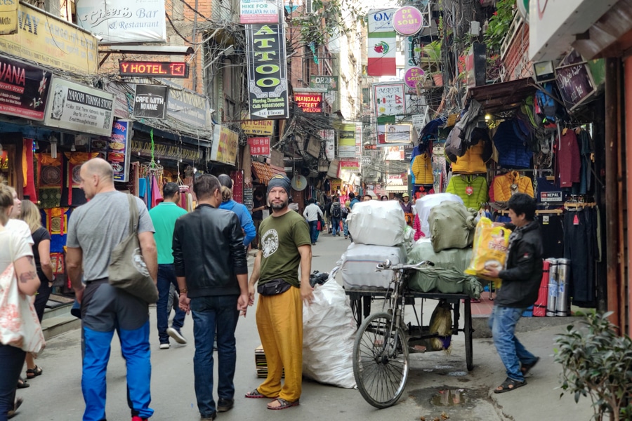 guia lugares que visitar en katmandu thamel