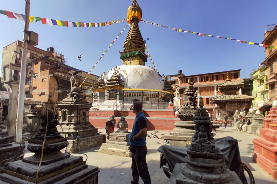 stupa de kateshimbu thamel katmandu