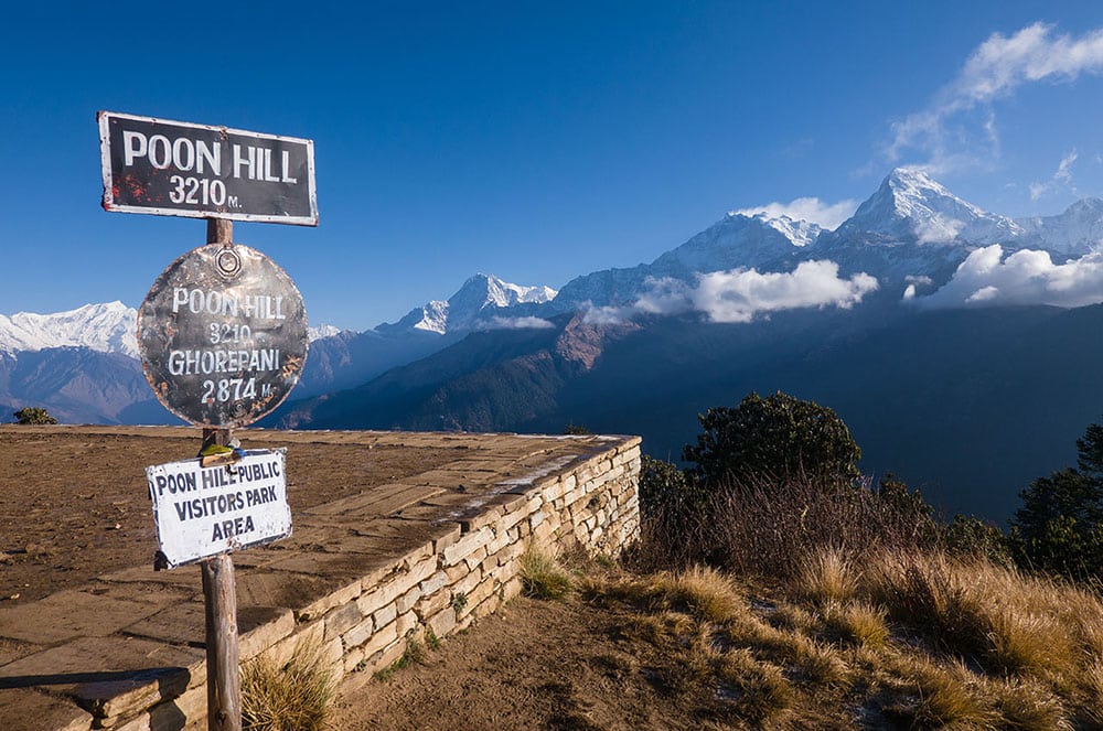 guia del trekking poon hill por libre