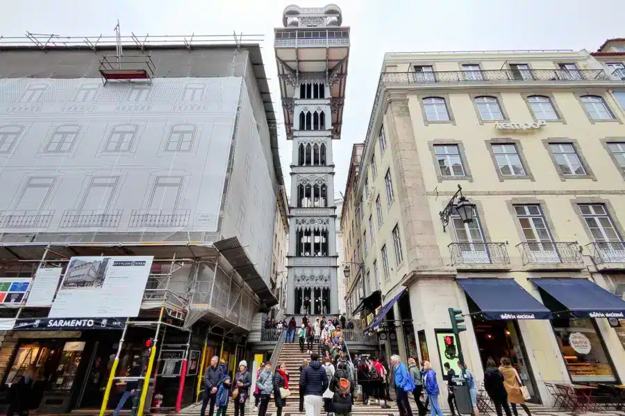 que ver en lisboa en 4 dias elevador santa justa