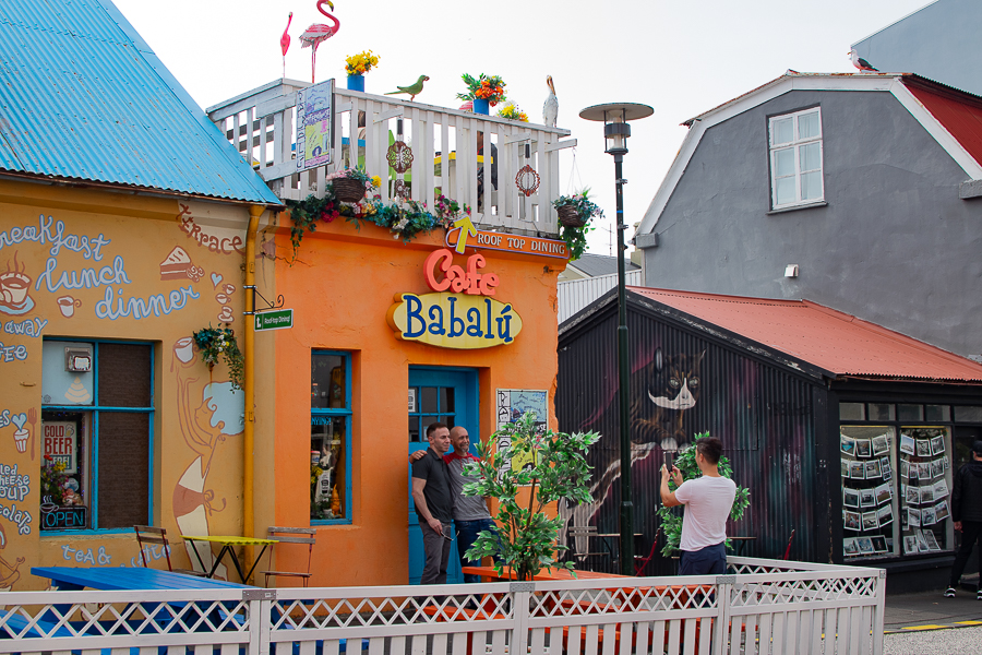 Café Babalú en la calle Skólavörðustígur de Reykjavik
