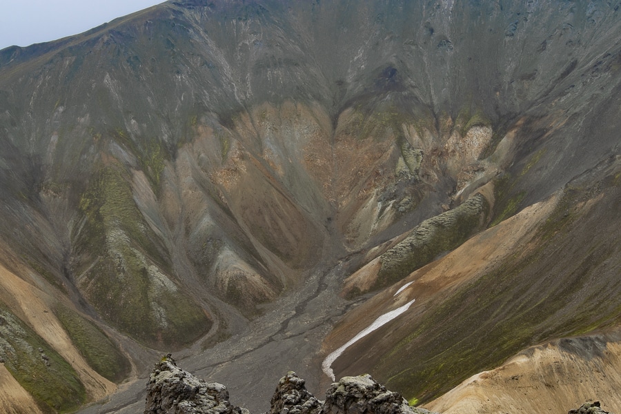 Laderas de Bláhnúkur desde Brennisteinsalda