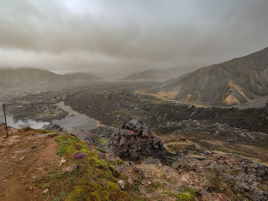 Vistas desde el mirador de Brennisteinsalda