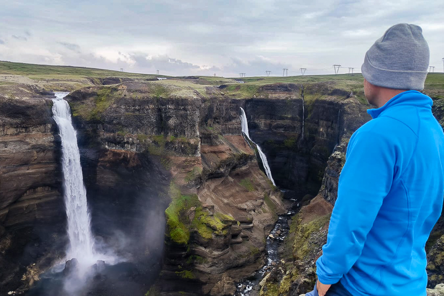 Cascada de Háifoss en las Tierras Altas