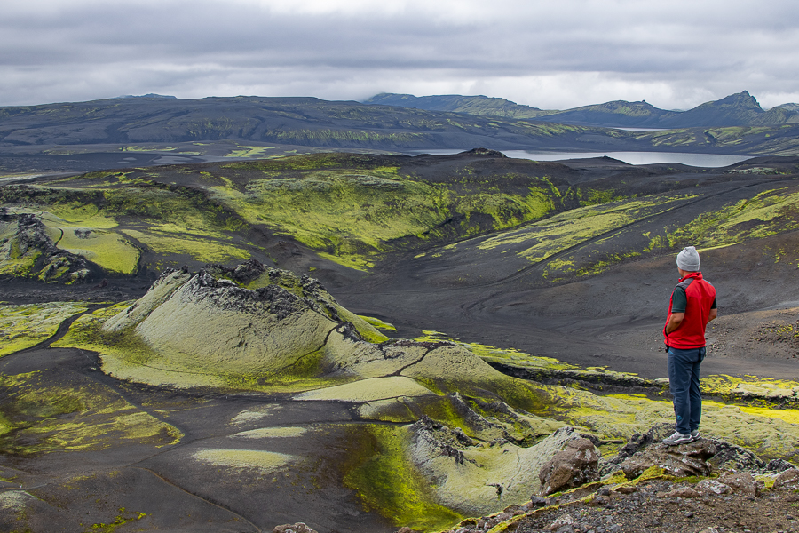 Panorámica desde el monte Laki