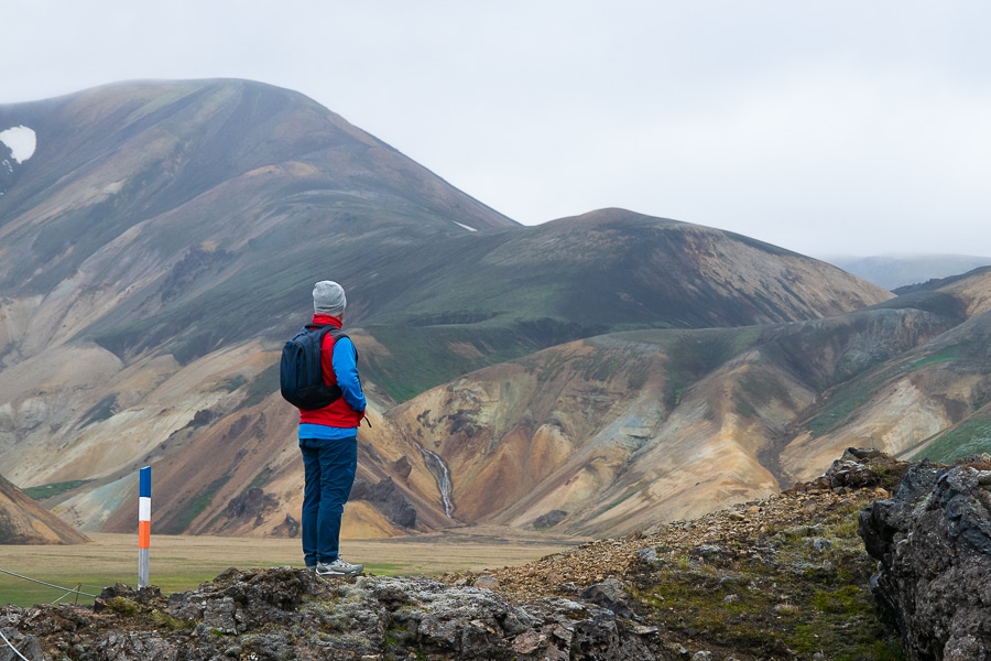 Paisaje clásivo de Landmannalaugar