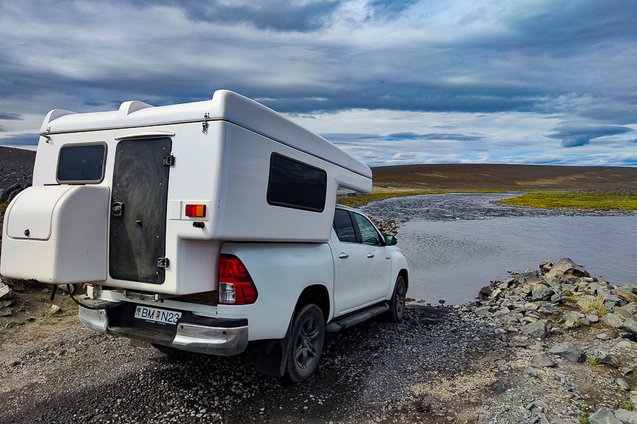 Vadeos de ríos en la ruta de Askja