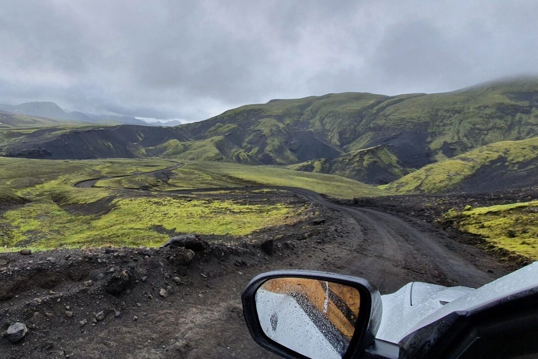 Paisaje durante la ruta F208