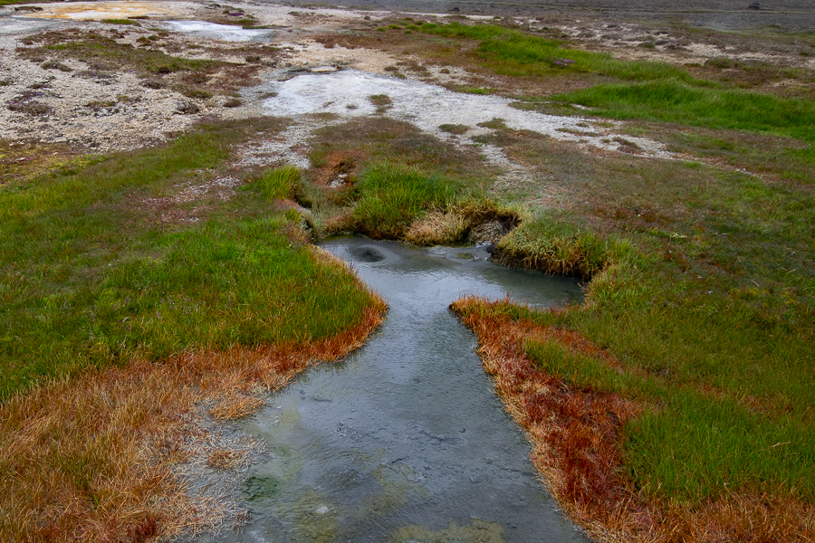 Río termal en Hveravellir