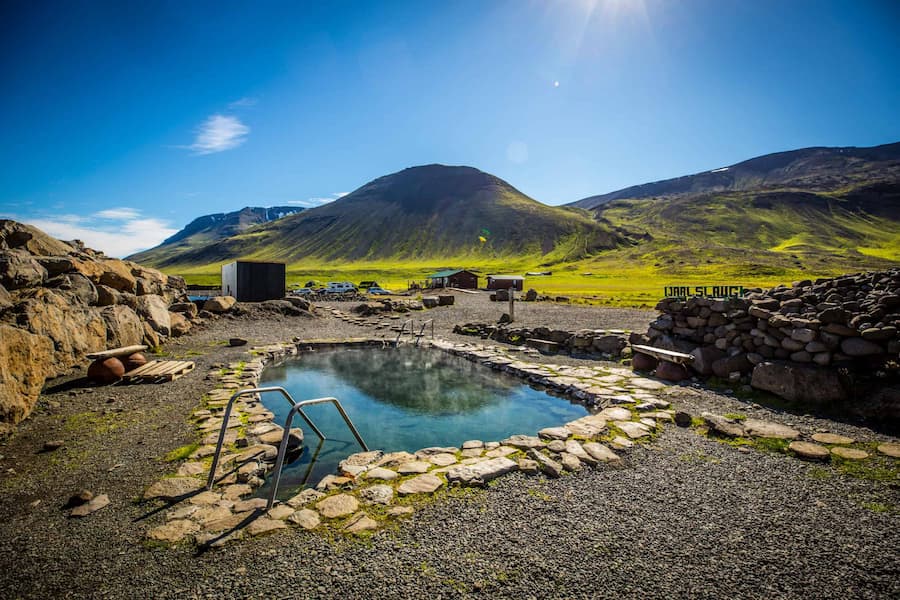 Grettislaug, una de las mejores aguas termales del norte de Islandia