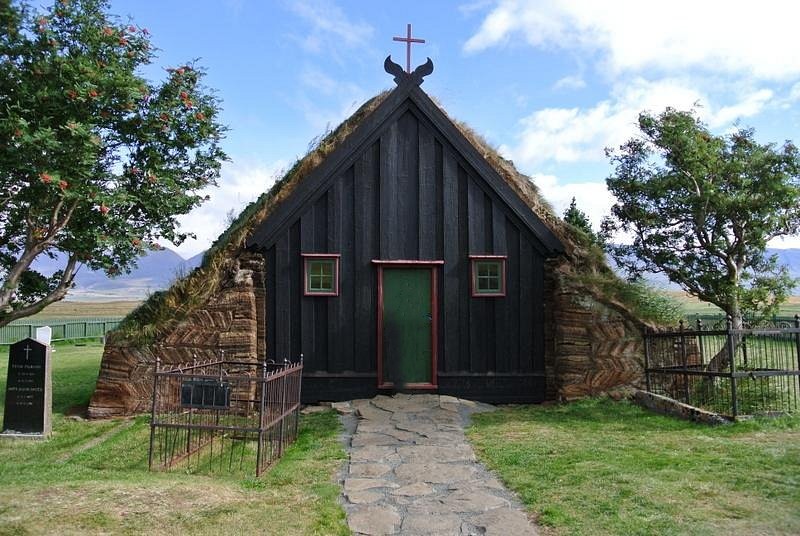 Iglesia negra de turba de Víðimýrarkirkja