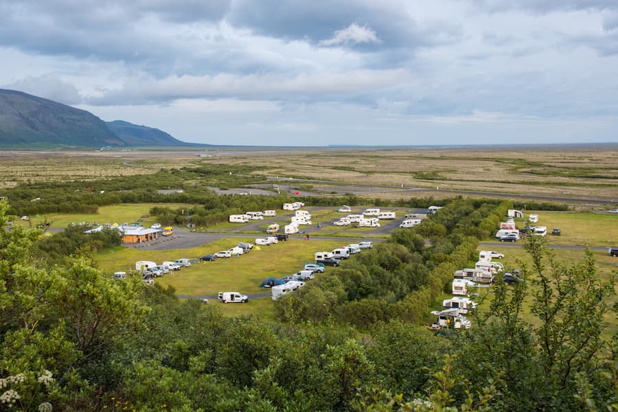 Donde pernoctar en Islandia con autocaravana o campervan