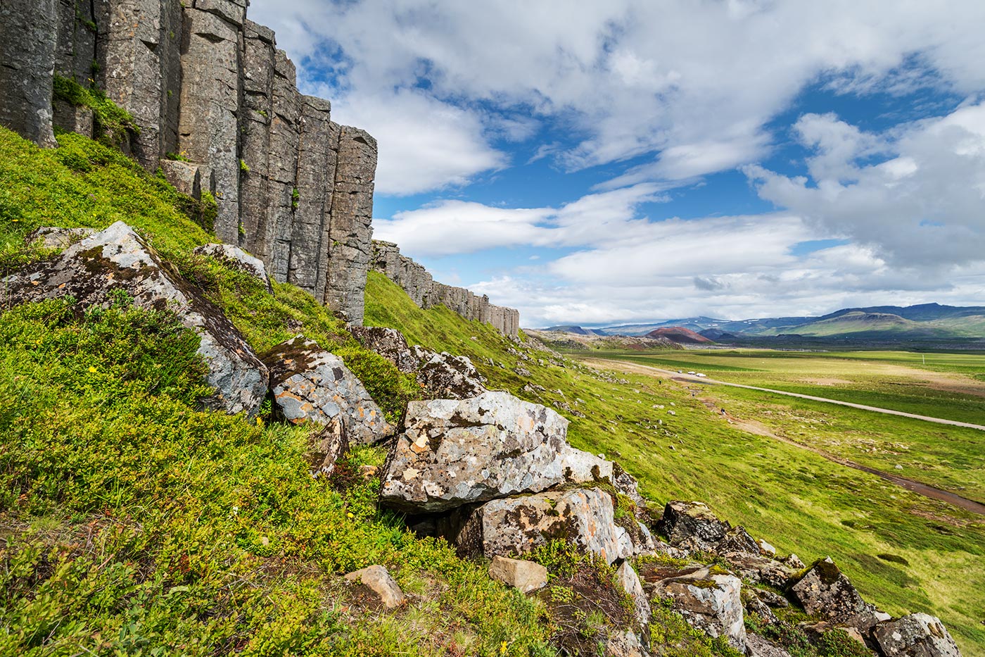 Acantilados de basalto de Gerduberg