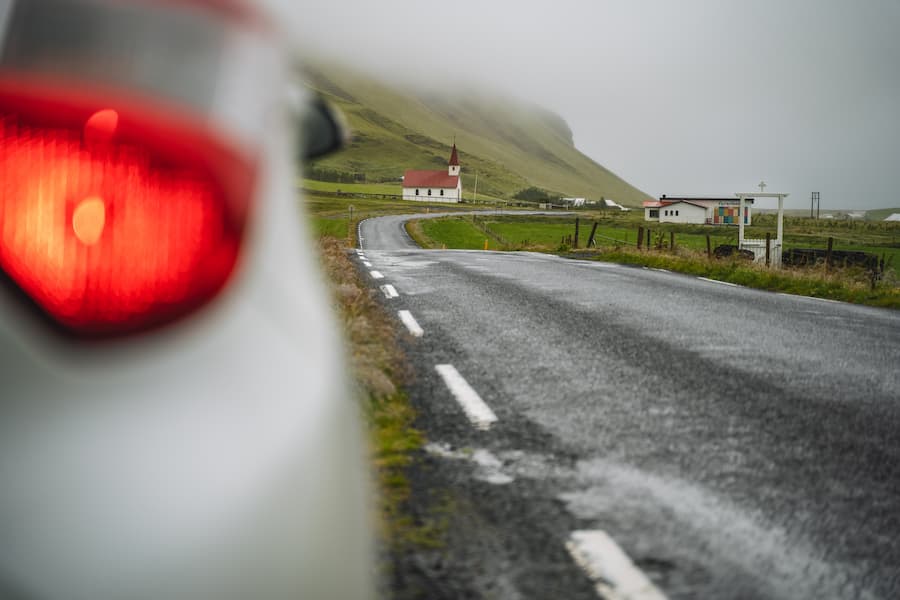 Carretera secundaria en Islandia