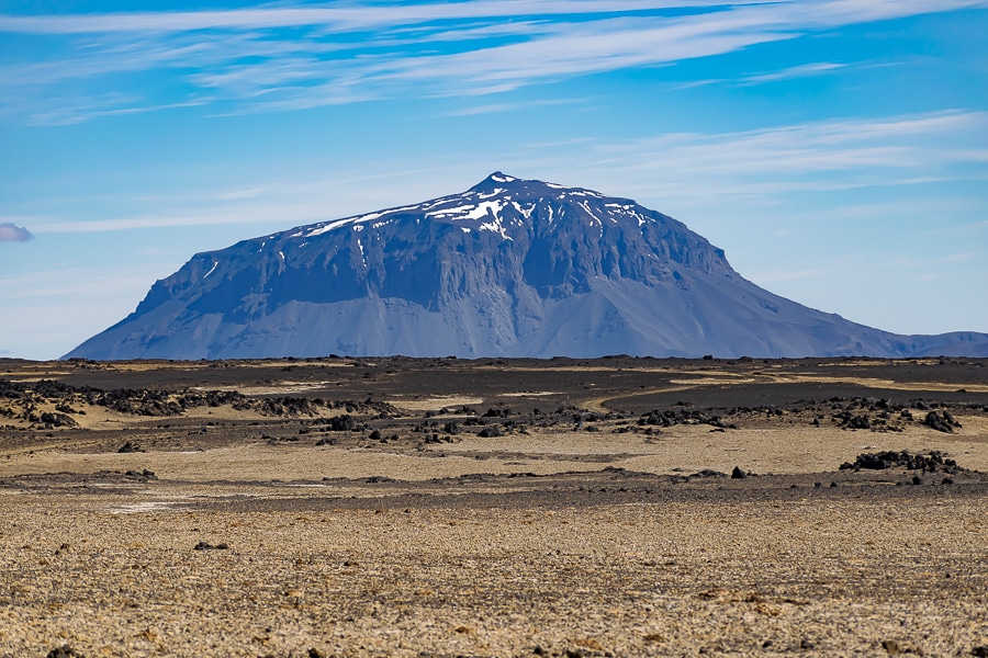 Desierto de Ódáðahraun y montaña Herðubreið