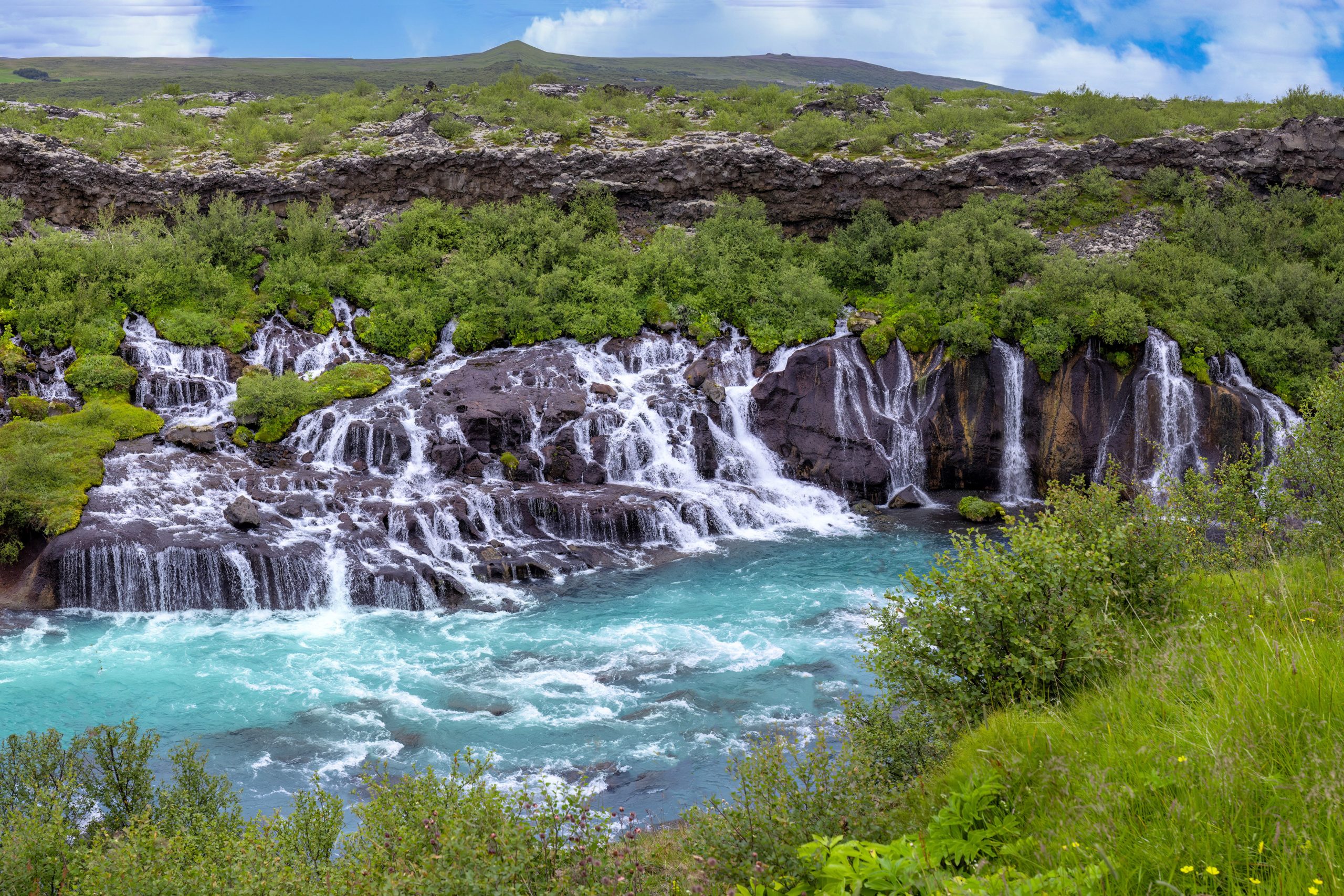 Cascada de Hraunfossa