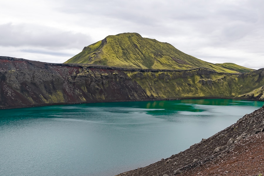 Cráter Bláhylur en la Reserva Natural de Fjallaback