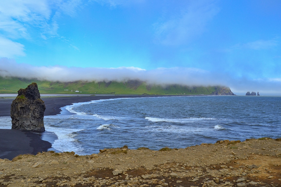 Reynisfjara desde el mirador de Kirkjufjara