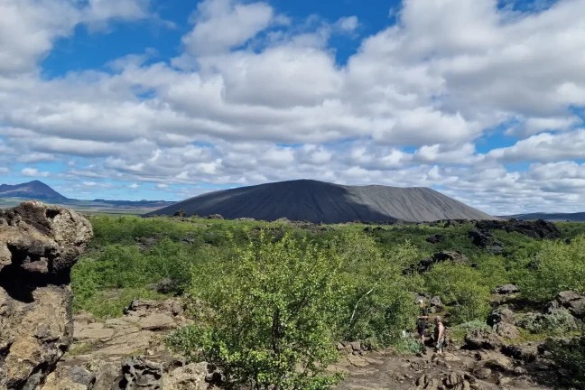 Hverfell desde Mývatn