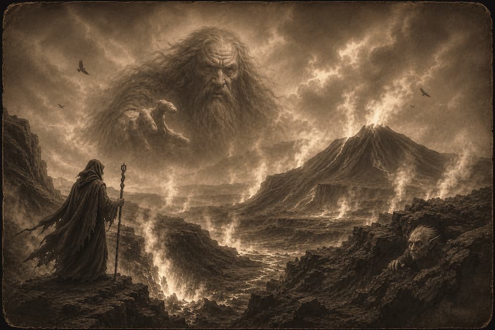 Alegoría de la leyenda de Krafla