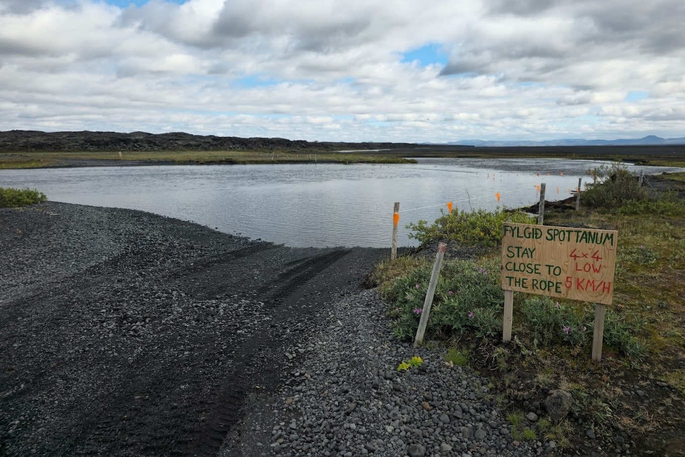 Cruce de río en la F88