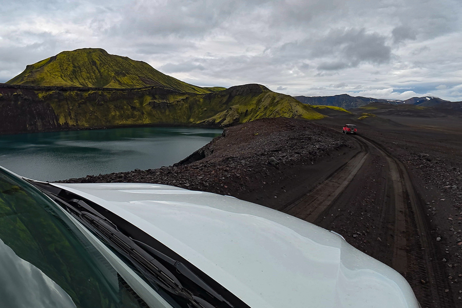 Tramo norte de la F208 cerca de Landmannalaugar
